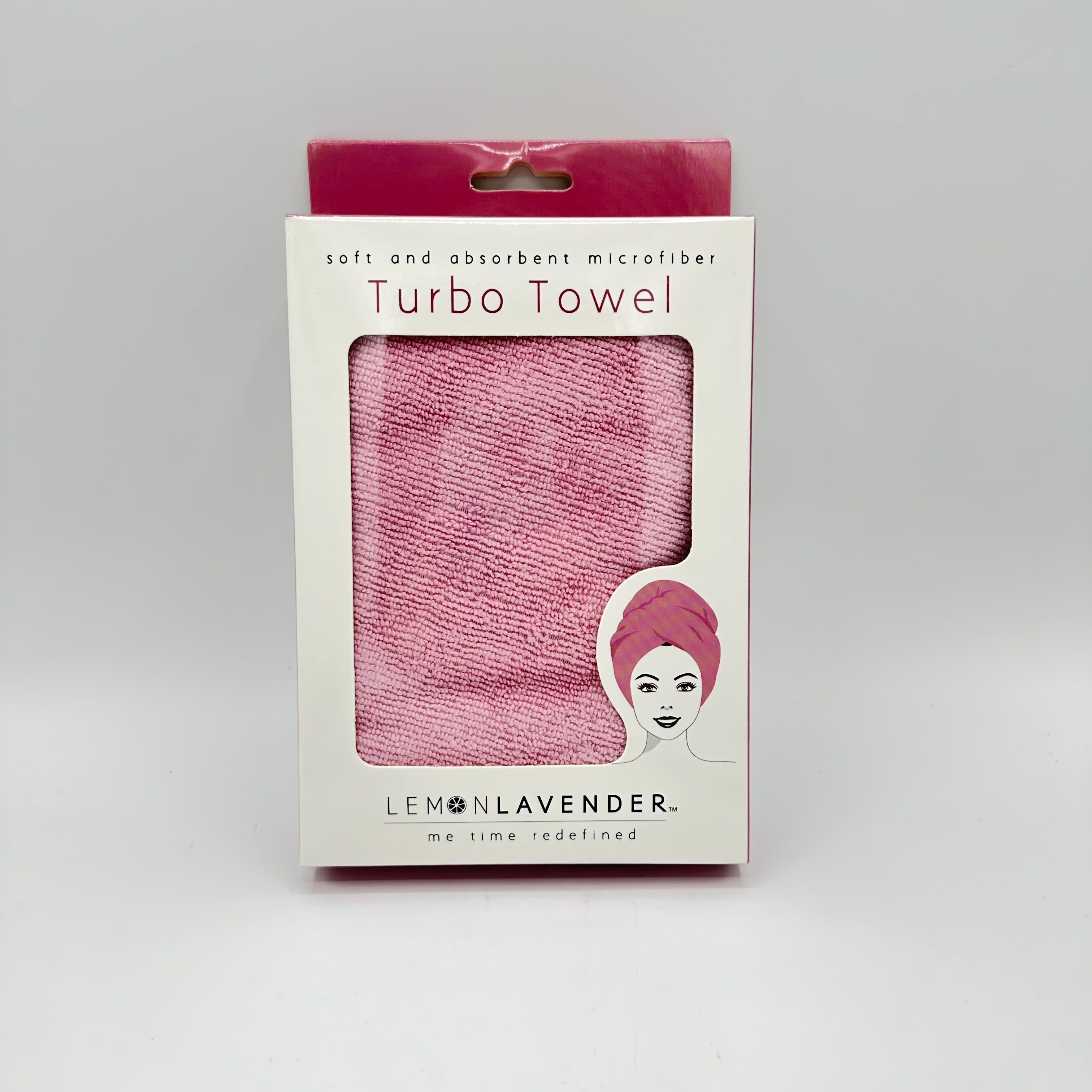 Microfiber Lemon Lavender Hair Towel