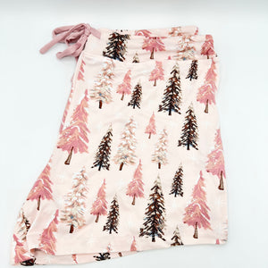 Open image in slideshow, Pink Christmas PJ Shorts
