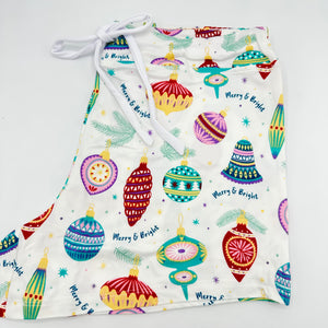 Open image in slideshow, Merry Bright PJ Shorts
