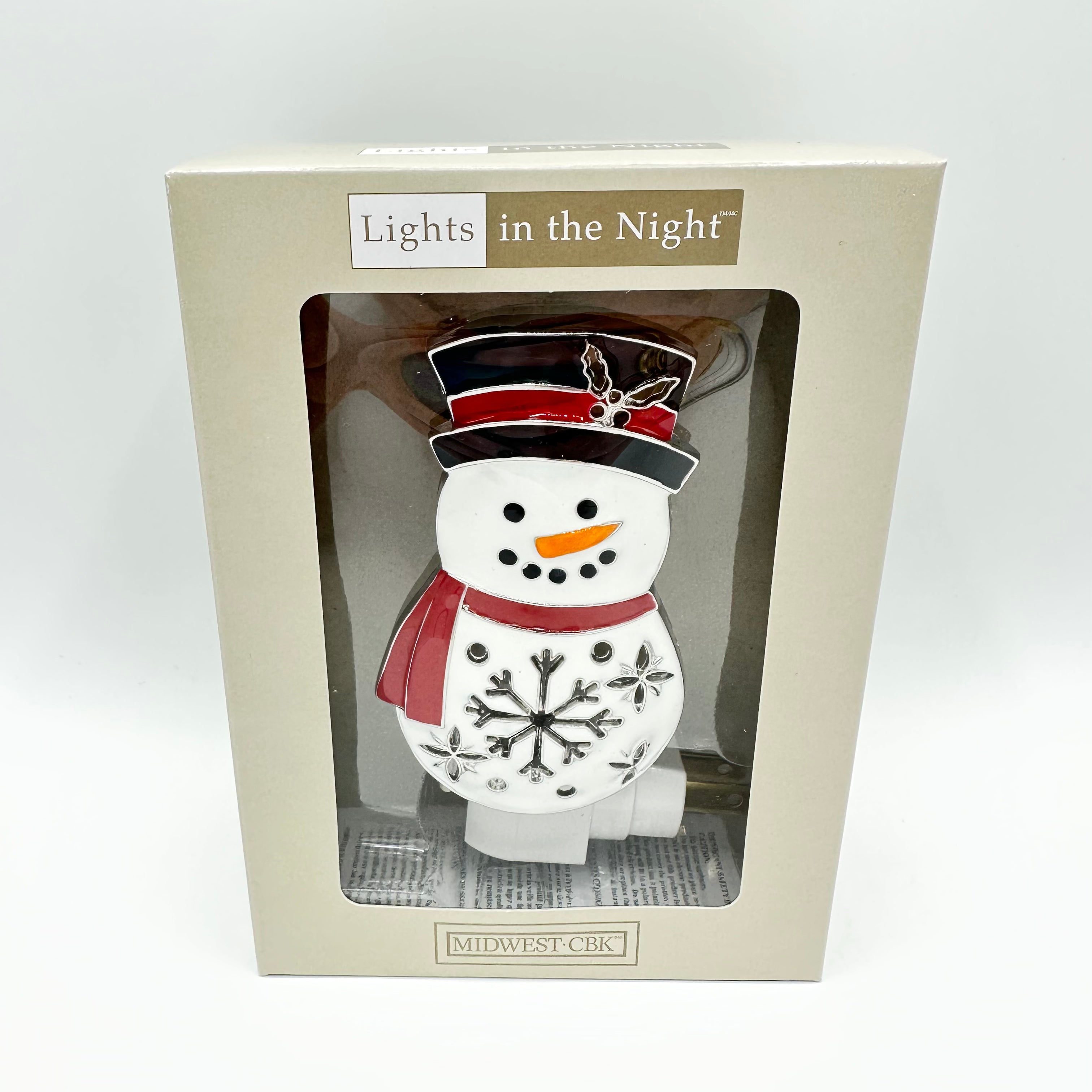 Snowman Figure Night Light
