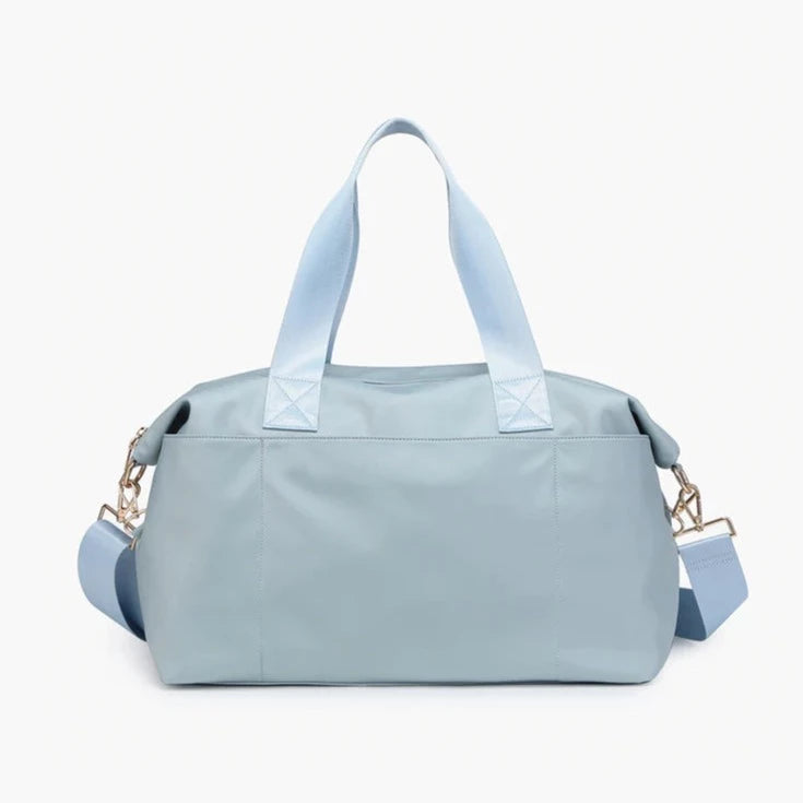Jen & Co Navy Nylon Weekender Bag