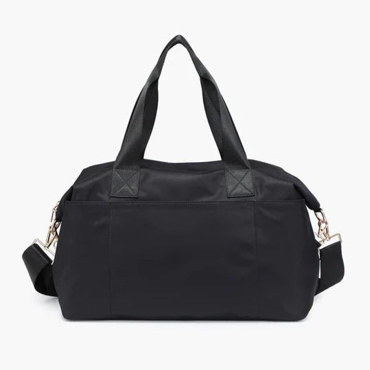 Jen & Co Navy Nylon Weekender Bag