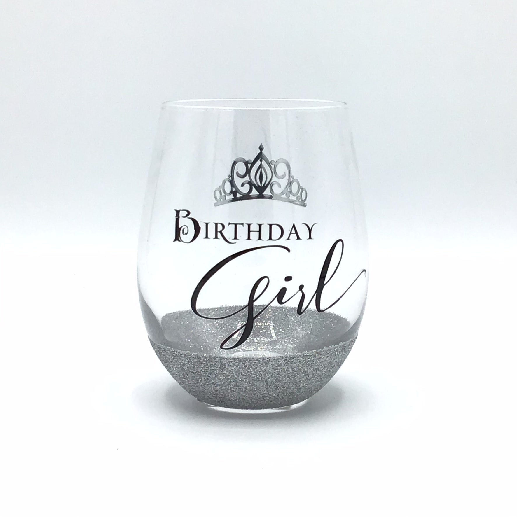 Glitter Wine Glasses