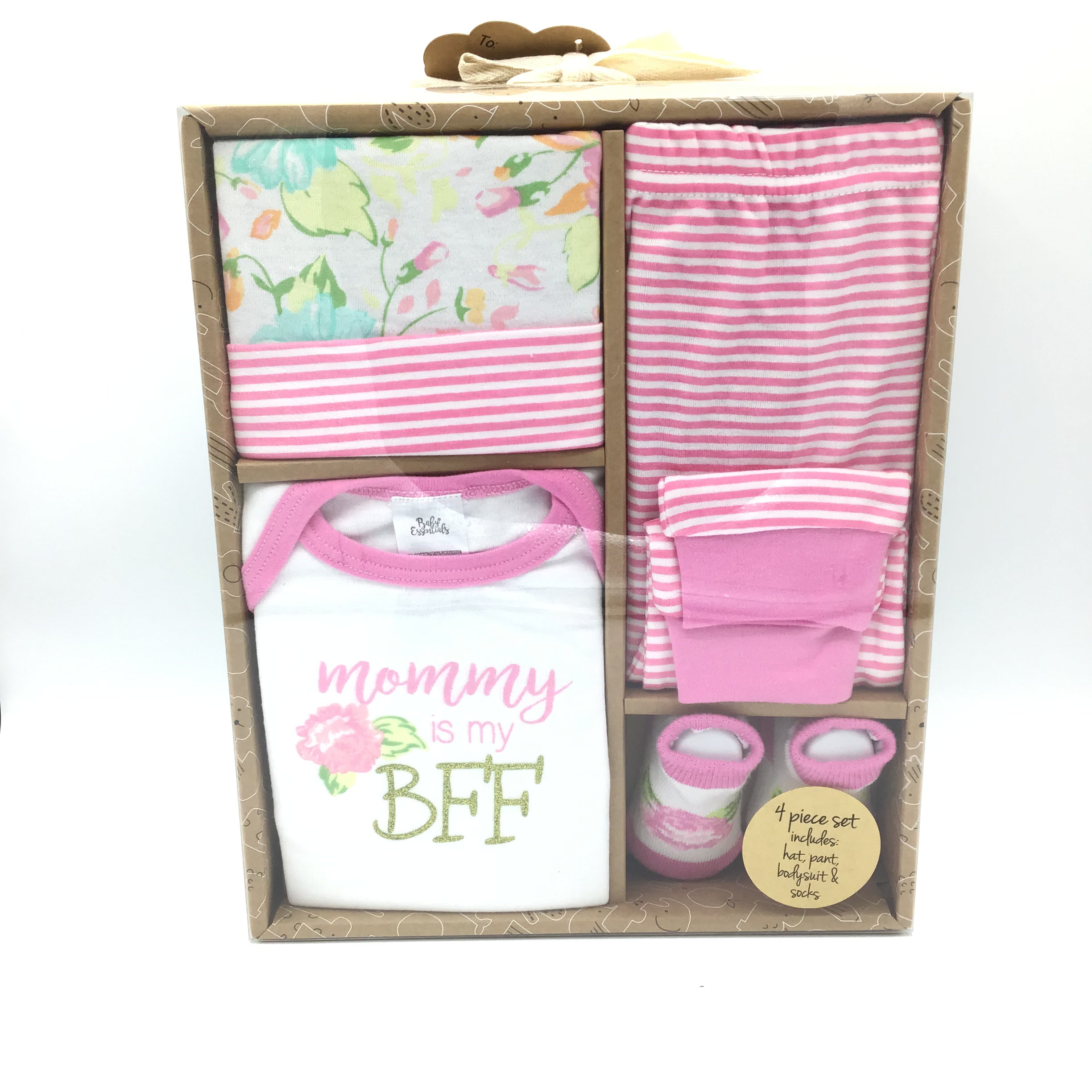 four piece gift set. Mommy is my bff